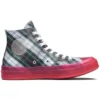 Chuck 70s Hi Plaid Translucent Midsole „Red“