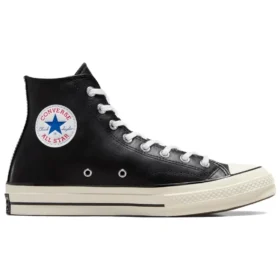 Chuck 70s High Top Leather „Black“