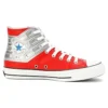 Chuck Taylor All Star 100 Ultra Seven Hi „Red Silver“