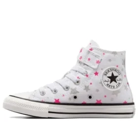 Chuck Taylor All Star 1V High Top „White Pink Silver“
