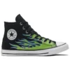 Chuck Taylor All Star „Black Green Flame“