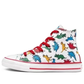 Chuck Taylor All Star Dinosaurs High Top „White Red“