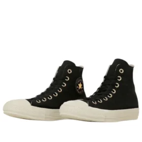 Chuck Taylor All Star Goldlogopatch Hi „Black“