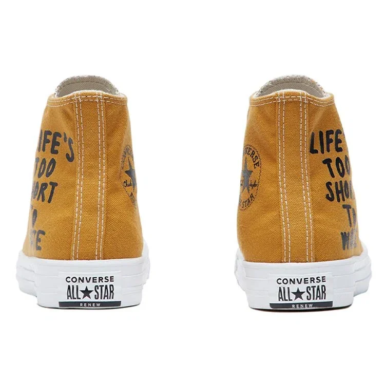 Chuck Taylor All Star Hi Renew „Life’s Too Short To Waste“ Chuck Taylor All Star Hi Renew „Life’s Too Short To Waste“