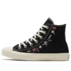 Chuck Taylor All Star High „Embroidered Floral – Black“