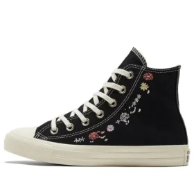 Chuck Taylor All Star High „Embroidered Floral – Black“