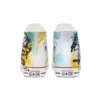Chuck Taylor All Star High Hand Painted Canvas „White Yellow Blue“