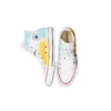 Chuck Taylor All Star High Hand Painted Canvas „White Yellow Blue“