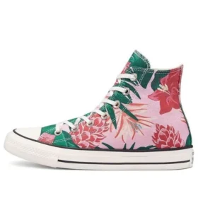 Chuck Taylor All Star High „Jungle Scene – růžový květinový potisk“