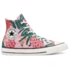Chuck Taylor All Star High „Jungle Scene – růžový květinový potisk“