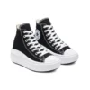 Chuck Taylor All Star High Move „Black White“