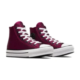 Chuck Taylor All Star High Top Lift Platform Sparkle „Prime Pink“