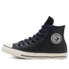 Chuck Taylor All Star High Tumbled Leather „Black Hyper Royal“