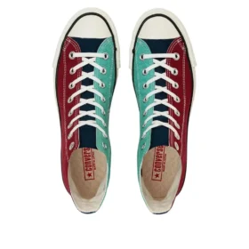Chuck Taylor All Star J Hi „Maroon Dark Navy Mint“