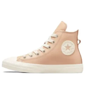 Chuck Taylor All Star Kožené s podšívkou z umělé kožešiny „Růžové“