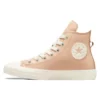 Chuck Taylor All Star Kožené s podšívkou z umělé kožešiny „Růžové“