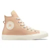 Chuck Taylor All Star Kožené s podšívkou z umělé kožešiny „Růžové“