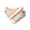 Chuck Taylor All Star Kožené s podšívkou z umělé kožešiny „Růžové“