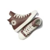 Chuck Taylor All Star Kožené s podšívkou z umělé kožešiny „Tmavě hnědé“
