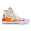 Chuck Taylor All Star LE High Egret Red Orange „White Red“