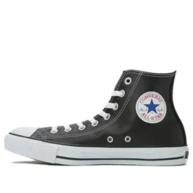 Chuck Taylor All Star Leather High Top „Black White“