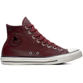 Chuck Taylor All Star Leather High Top „Red White“