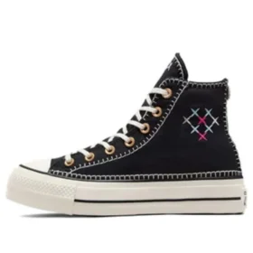 Chuck Taylor All Star Lift Crafted Stitching Platform „Black White“ Chuck Taylor All Star Lift Crafted Stitching Platform „Black White“