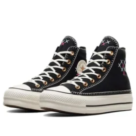 Chuck Taylor All Star Lift Crafted Stitching Platform „Black White“ Chuck Taylor All Star Lift Crafted Stitching Platform „Black White“