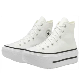 Chuck Taylor All Star Lift Double Stack Hi „White Black“ Chuck Taylor All Star Lift Double Stack Hi „White Black“