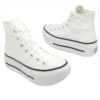 Chuck Taylor All Star Lift Double Stack Hi „White Black“