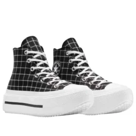 Chuck Taylor All Star Lift Double Stack Platform High „Plaid“ Chuck Taylor All Star Lift Double Stack Platform High „Plaid“