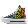 Chuck Taylor All Star Lift Double Stack Platform Pride High „Chaos Fuchsia Orange Rind“