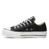 Chuck Taylor All Star Lift Glitter Low Top Thick Sole „Black White“