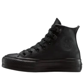 Chuck Taylor All Star Lift Leather High Top „Black“