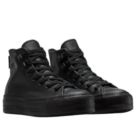 Chuck Taylor All Star Lift Leather High Top „Black“