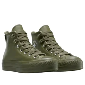 Chuck Taylor All Star Lift Leather High Top „Utility“