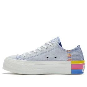 Chuck Taylor All Star Lift Low „Ranbow – Ozone Blue“