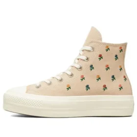 Chuck Taylor All Star Lift Platform High „Embroidered Roses“ Chuck Taylor All Star Lift Platform High „Embroidered Roses“