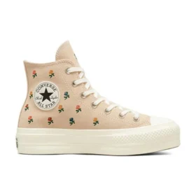 Chuck Taylor All Star Lift Platform High „Embroidered Roses“ Chuck Taylor All Star Lift Platform High „Embroidered Roses“