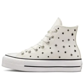 Chuck Taylor All Star Lift Platform High „Embroidered Stars – Egret“ Chuck Taylor All Star Lift Platform High „Embroidered Stars – Egret“