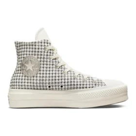 Chuck Taylor All Star Lift Platform High „Houndstooth Shine – Egret Pure Silver“ Chuck Taylor All Star Lift Platform High „Houndstooth Shine – Egret Pure Silver“