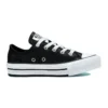 Chuck Taylor All Star Lift Platform Iridescent Leather „Black White“