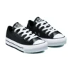 Chuck Taylor All Star Lift Platform Iridescent Leather „Black White“