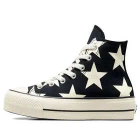 Chuck Taylor All Star Lift Platform Large Stars High „Black White“ Chuck Taylor All Star Lift Platform Large Stars High „Black White“