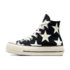Chuck Taylor All Star Lift Platform Large Stars High „Black White“