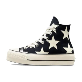 Chuck Taylor All Star Lift Platform Large Stars High „Black White“ Chuck Taylor All Star Lift Platform Large Stars High „Black White“