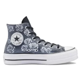 Chuck Taylor All Star Lift Platform Leather Rose Garden „Gray White“ Chuck Taylor All Star Lift Platform Leather Rose Garden „Gray White“
