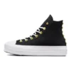 Chuck Taylor All Star Lift Platform Star Studded „Black White Gold“