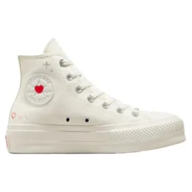 Chuck Taylor All Star Lift Platform Y2K Heart High Top „White Fever Dream“