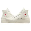 Chuck Taylor All Star Lift Platform Y2K Heart High Top „White Fever Dream“